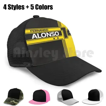 Фернандо Алонсо| бейзболна шапка с регулируема кепкой в стил хип-хоп Fernando Alonso Alo14 Fa14 Фернандо Нандо Alaw Алофанс
